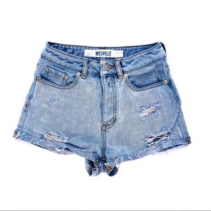 (SOLD) BRANDY MELVILLE HIGH WAISTED DISTRESSED